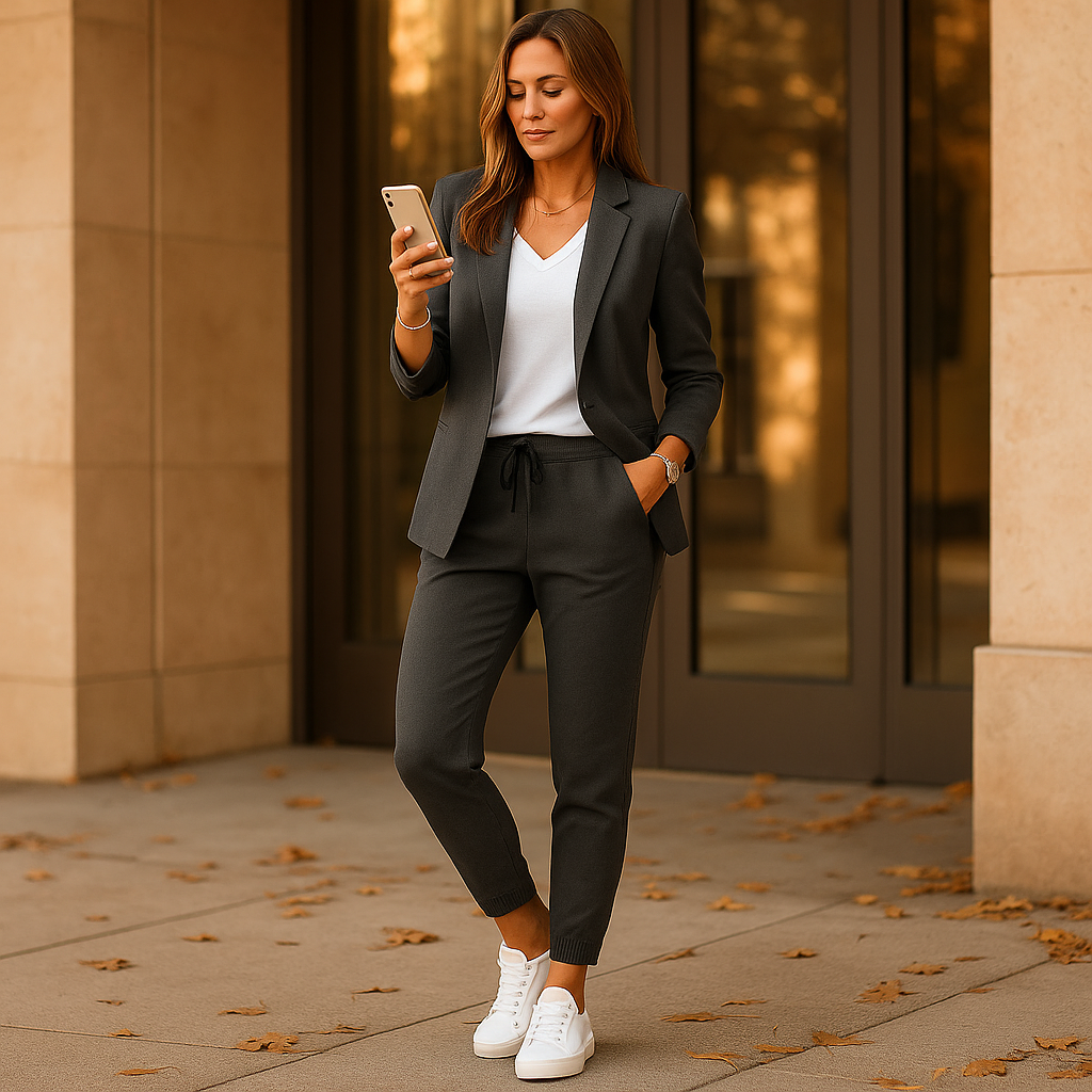 Vivano Elegancki Zestaw Żakietowy Dla Kobiet