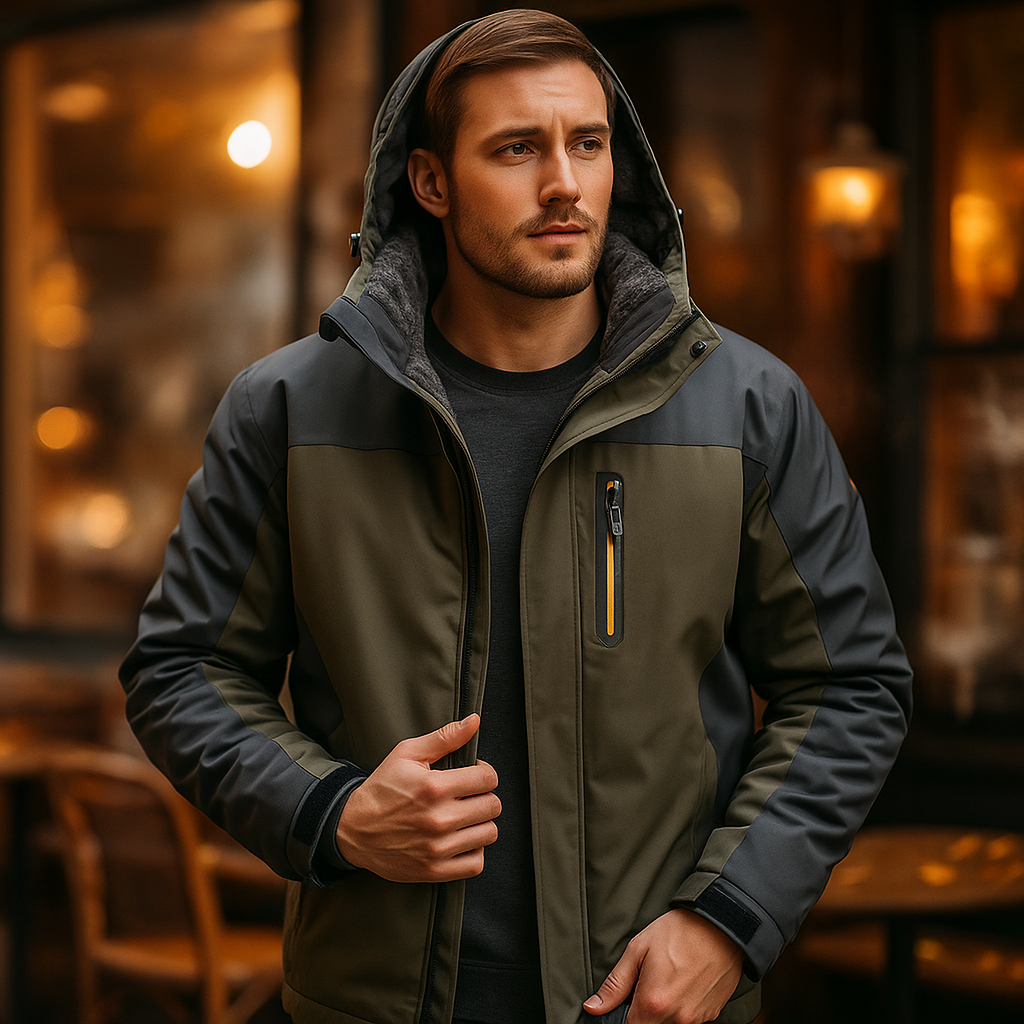 Vivano Wiatroszczelna Kurtka Outdoorowa dla Mężczyzn