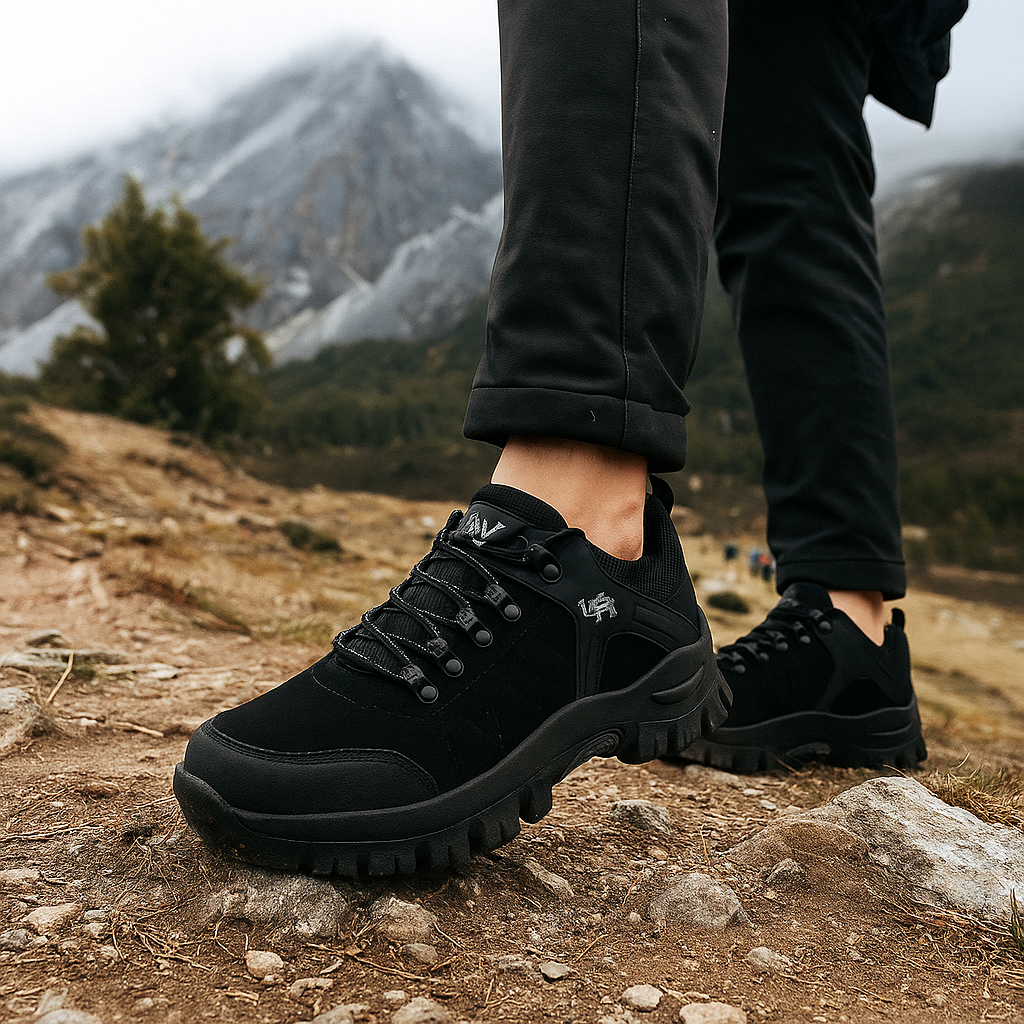 Męskie Buty Wędrówkowe - Trekking - Szlaki - Wodoodporne - Górskie