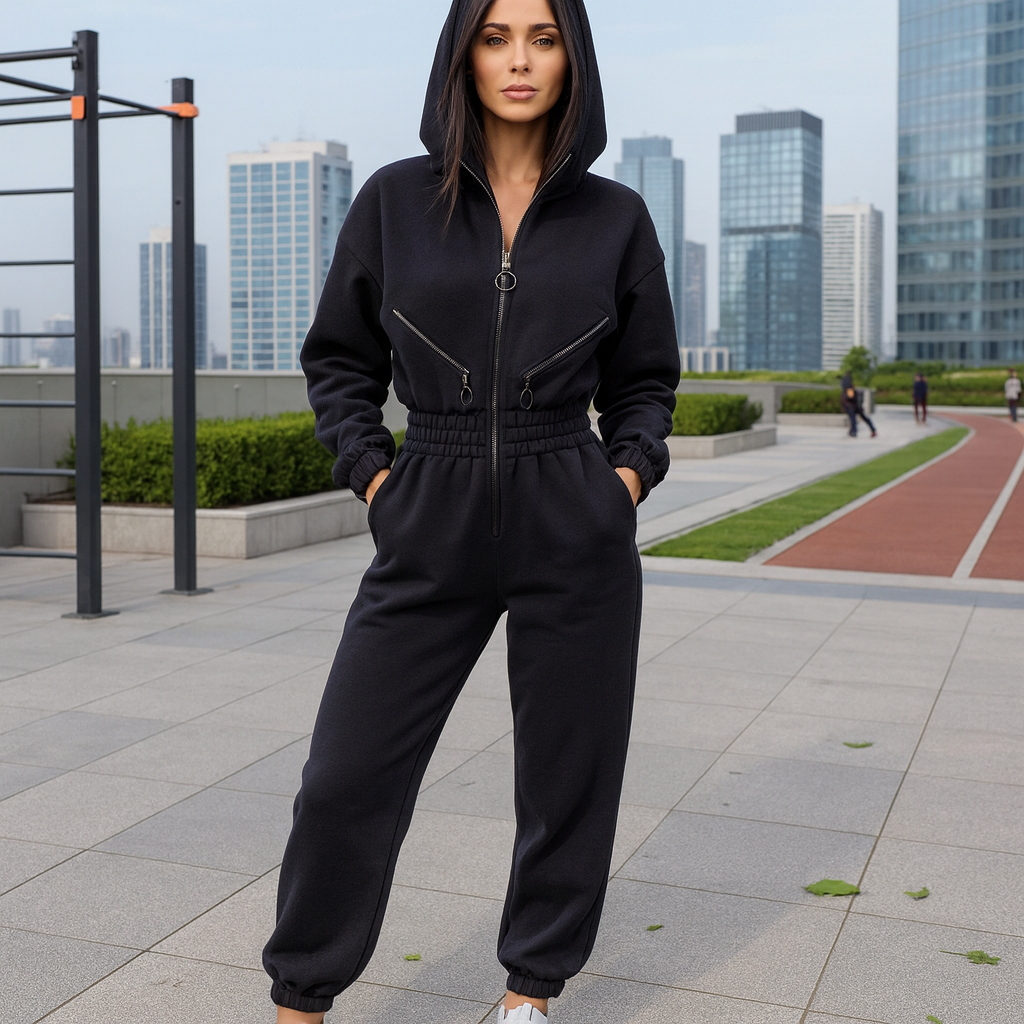 Zimowy kombinezon - damski - z polaru