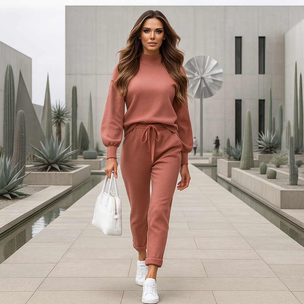 Elora - klasyczny 2-częściowy zestaw - dla kobiet - elegancki - uniwersalny