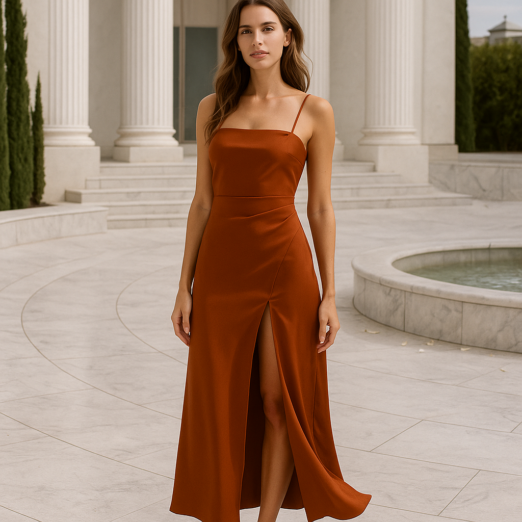 Sukienki na studniówkę – elegancka sukienka wieczorowa na ramiączkach