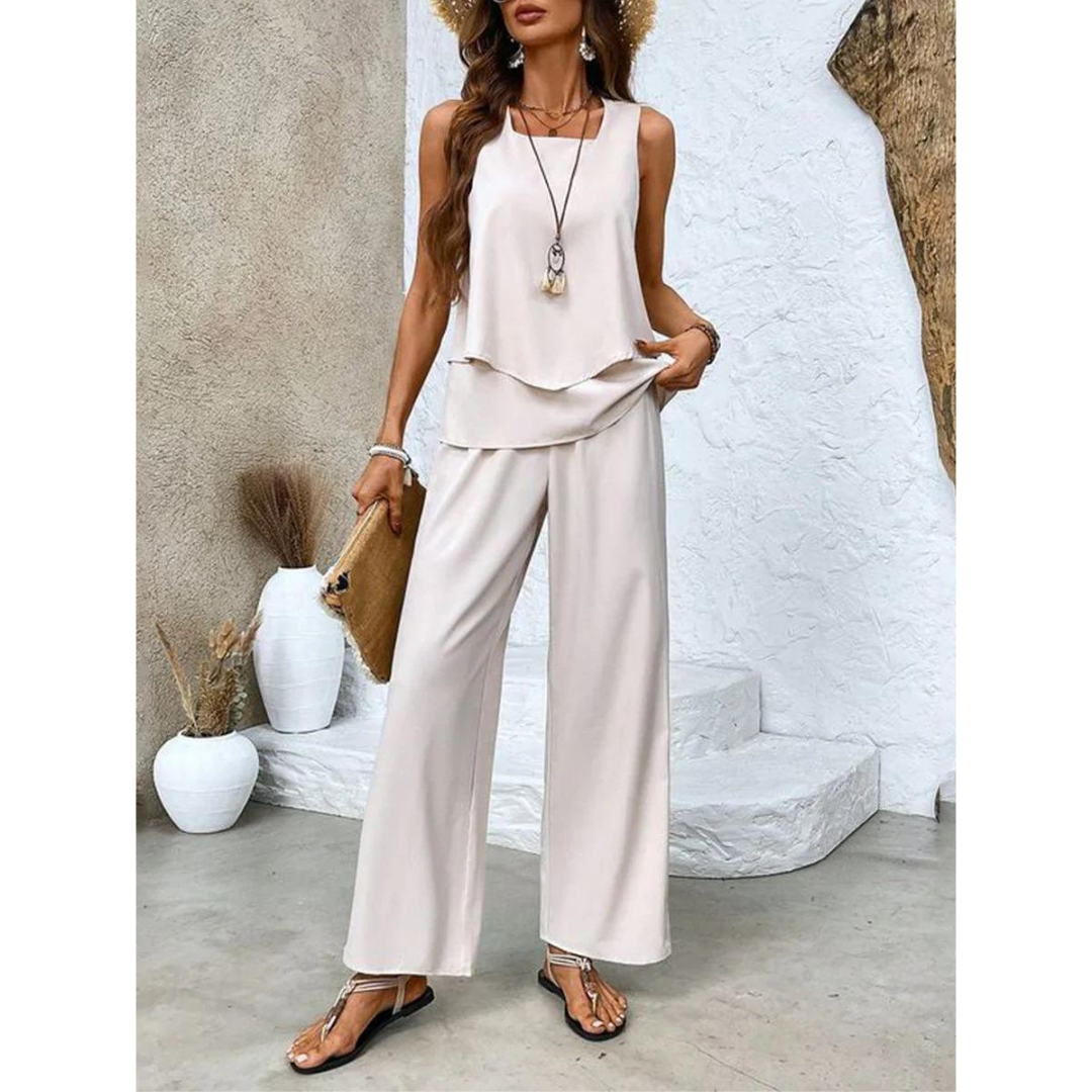 Sony - Stylowy letni zestaw dla kobiet - Lekki komplet