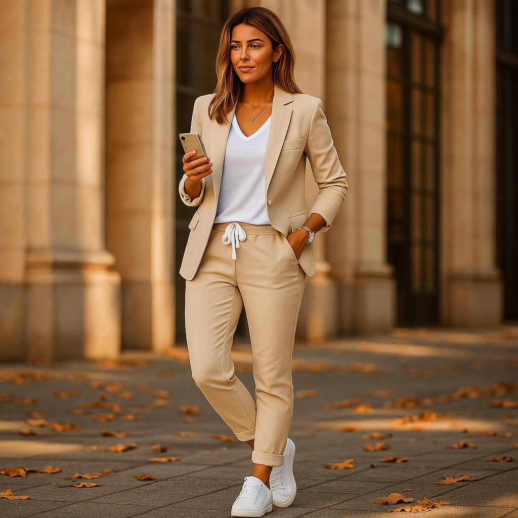 Vivano Elegancki Zestaw Żakietowy Dla Kobiet