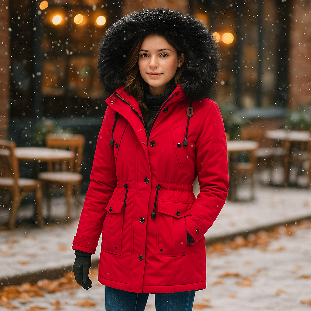 Vivano – Wodoodporna Zimowa Kurtka z Kapturem dla Kobiet