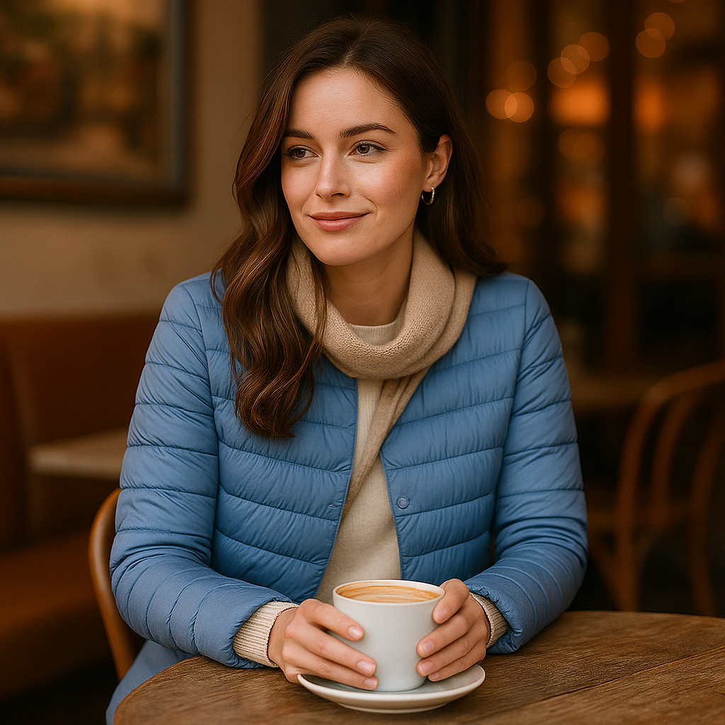 Lekka Damska Kurtka Puchowa Zimowa