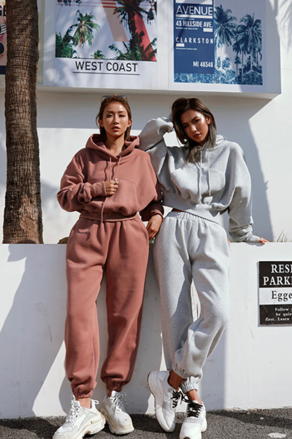 Damski dres bawełniany - vintage - komplet sportowy