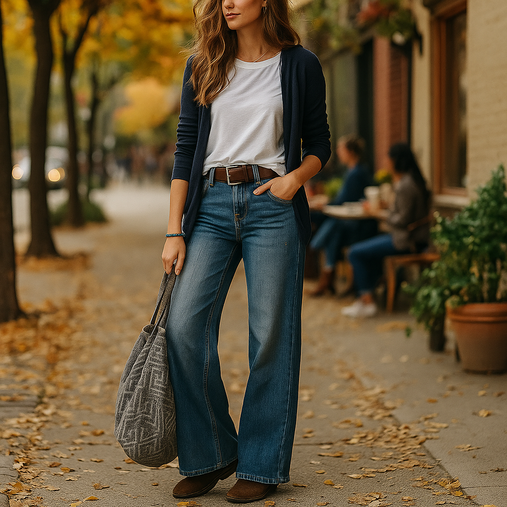 Vivano – Eleganckie Damskie Spodnie Jeansowe