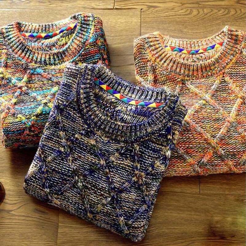 Elegancki - unikalny - męski sweter