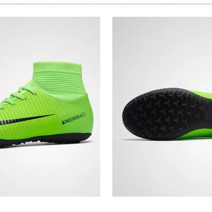 Męskie Buty Piłkarskie High-Top - Korki - Wysoka cholewka - Antypoślizgowe