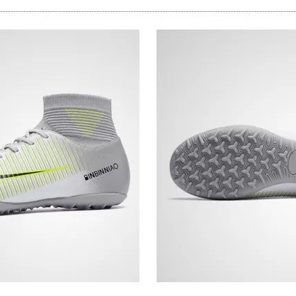 Męskie Buty Piłkarskie High-Top - Korki - Wysoka cholewka - Antypoślizgowe