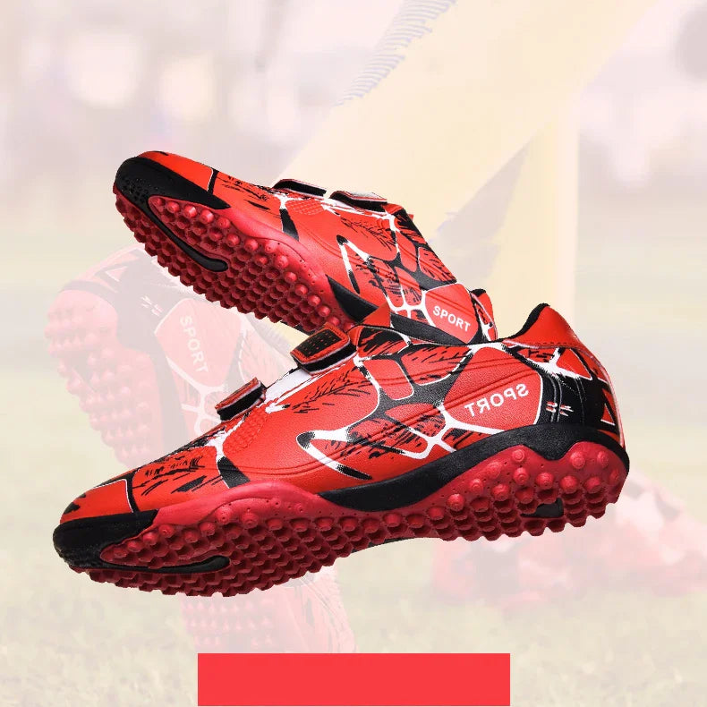 Buty piłkarskie dziecięce - zapinane na rzepy