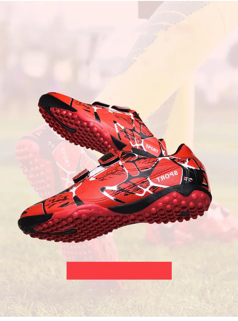 Buty piłkarskie dziecięce - zapinane na rzepy