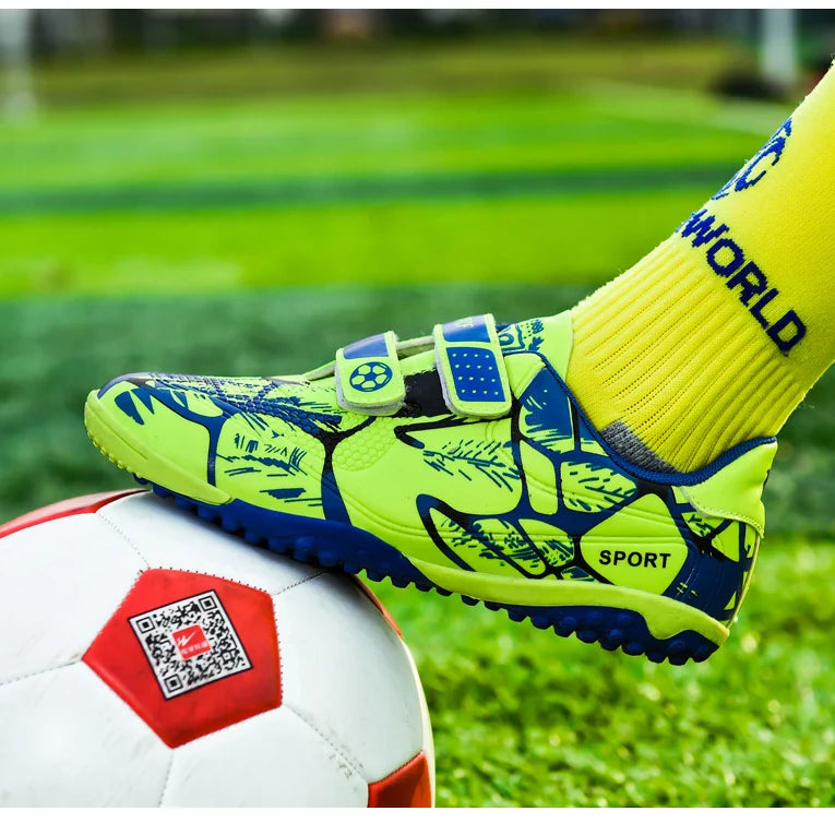 Buty piłkarskie dziecięce - zapinane na rzepy