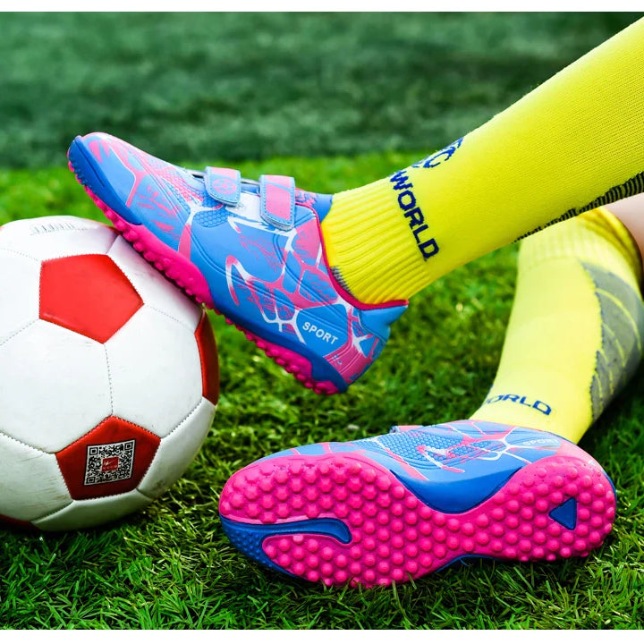 Buty piłkarskie dziecięce - zapinane na rzepy