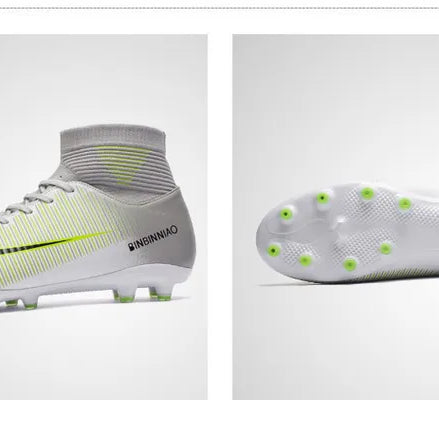 Męskie Buty Piłkarskie High-Top - Korki - Wysoka cholewka - Antypoślizgowe