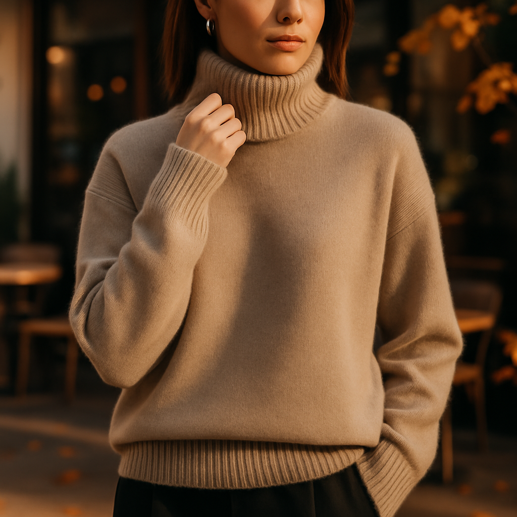 Vivano – Sweter z Kaszmiru z Golfem