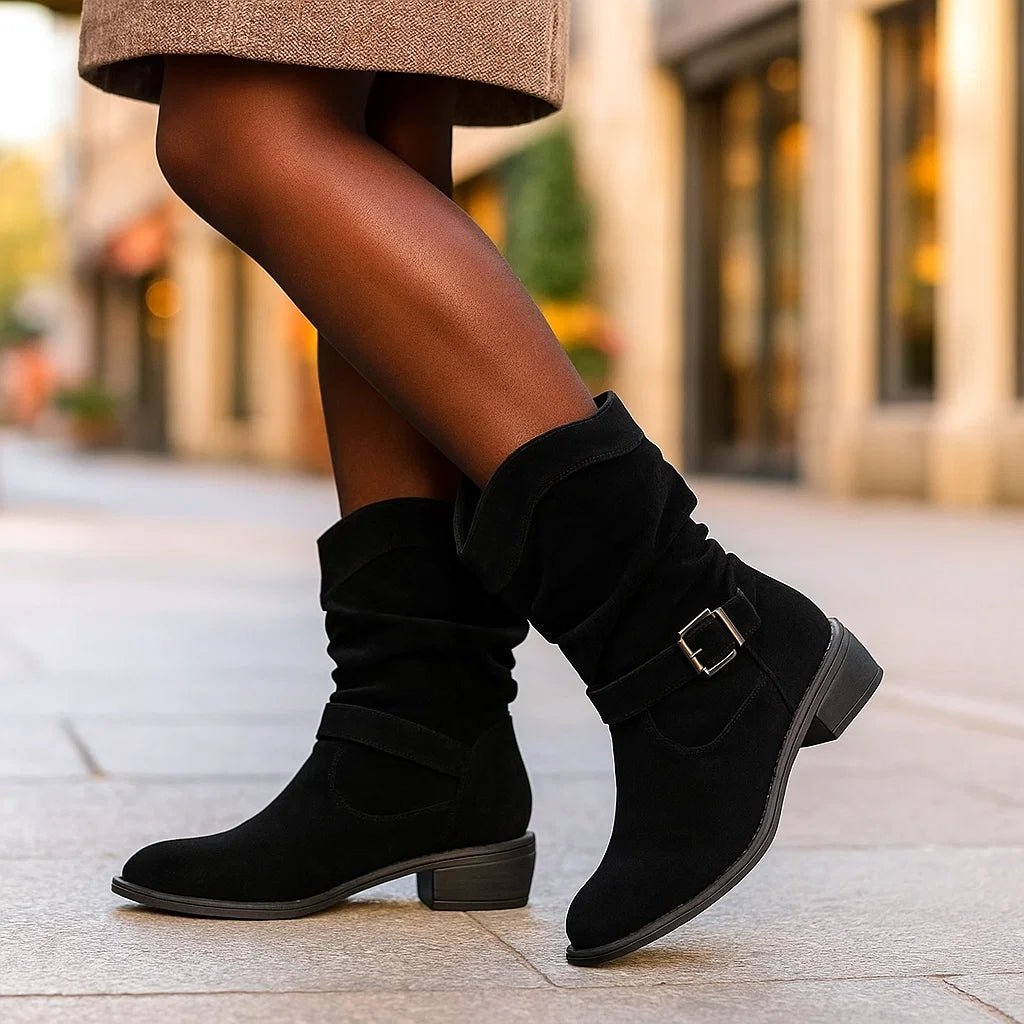 Agnieszka Kozaki Zamszowe – Ciepło i Styl na Zimę - vivano - warszawa