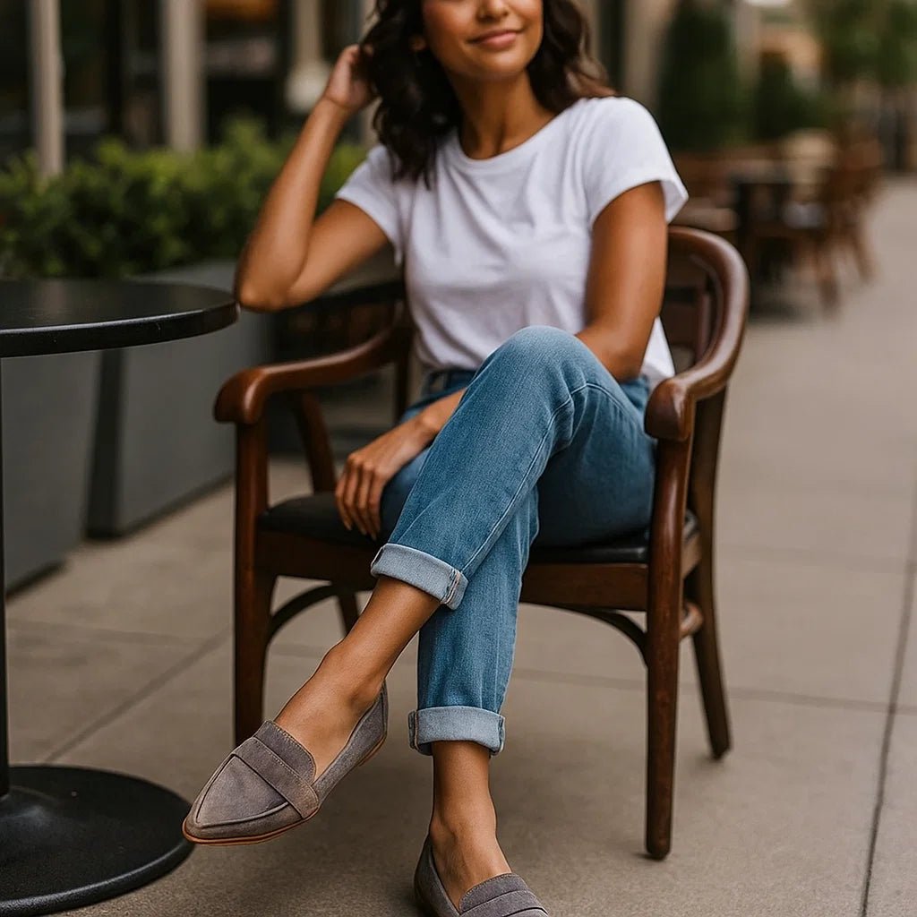 Bella damskie mokasyny zamszowe look - vivano - warszawa