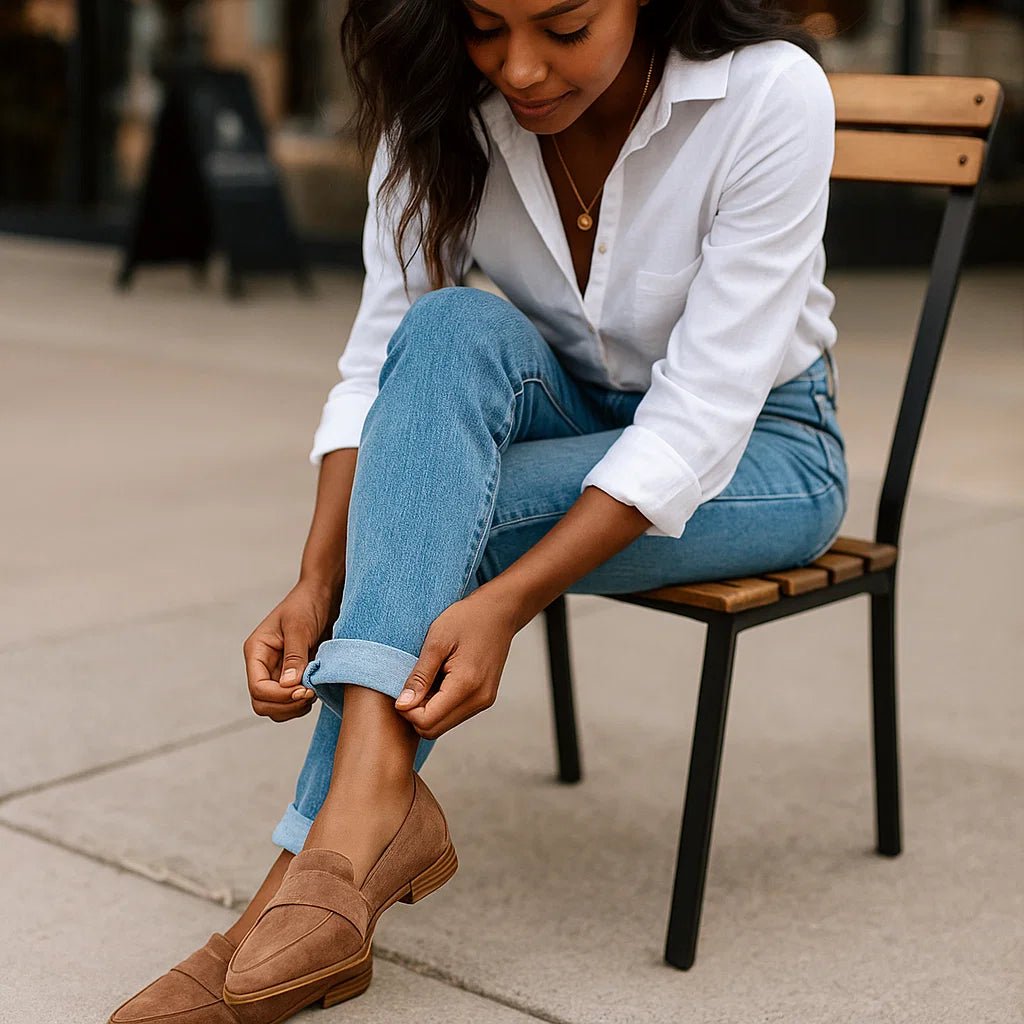 Bella damskie mokasyny zamszowe look - vivano - warszawa