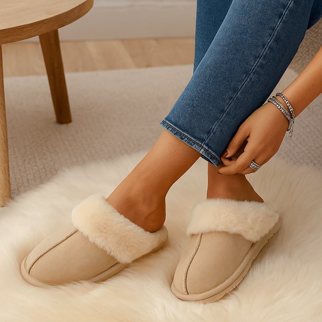 Beżowe Pantofle Fluffy – Absolutna miękkość i ciepło