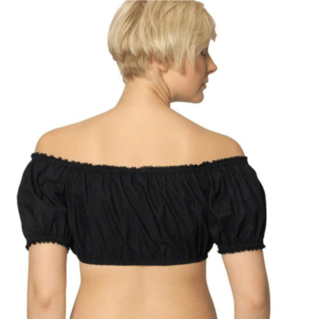 Bluzka Dirndl bez ramiączek dla kobiet - Bawełna - Elegancka moda Oktoberfest - vivano - warszawa