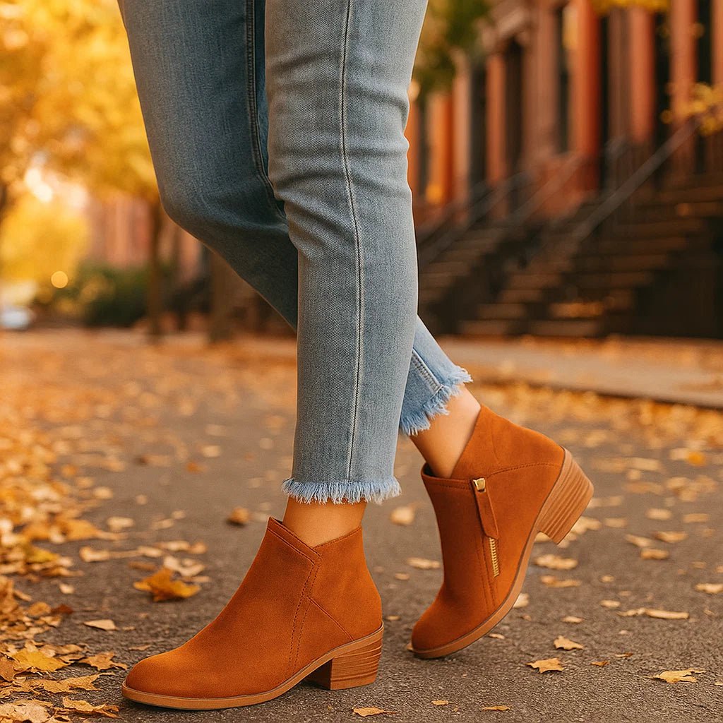 Botki Damskie z Zamkiem Bocznym - vivano - warszawa