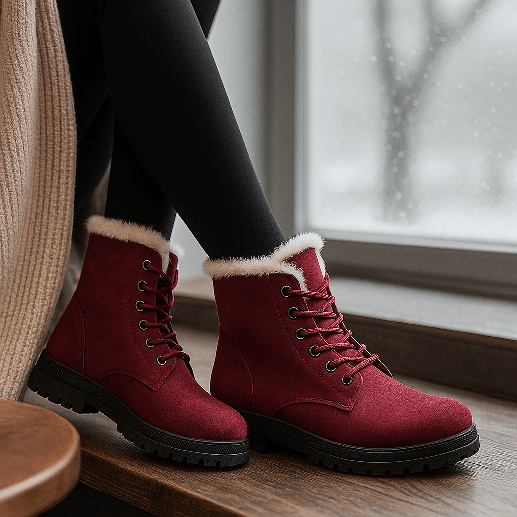 Botki Grace Podwójne – Ciepłe i Antypoślizgowe na Zimę