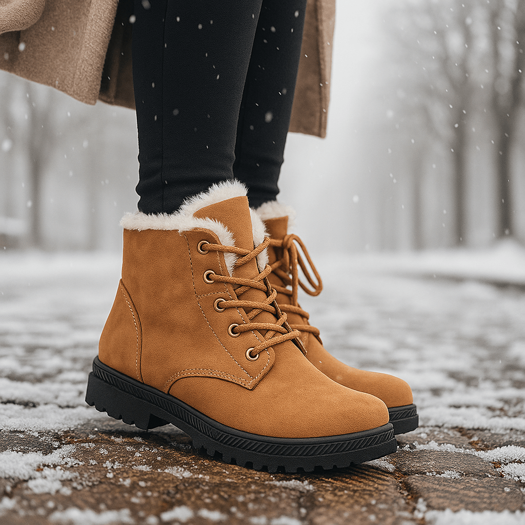 Botki Grace Podwójne – Ciepłe i Antypoślizgowe na Zimę