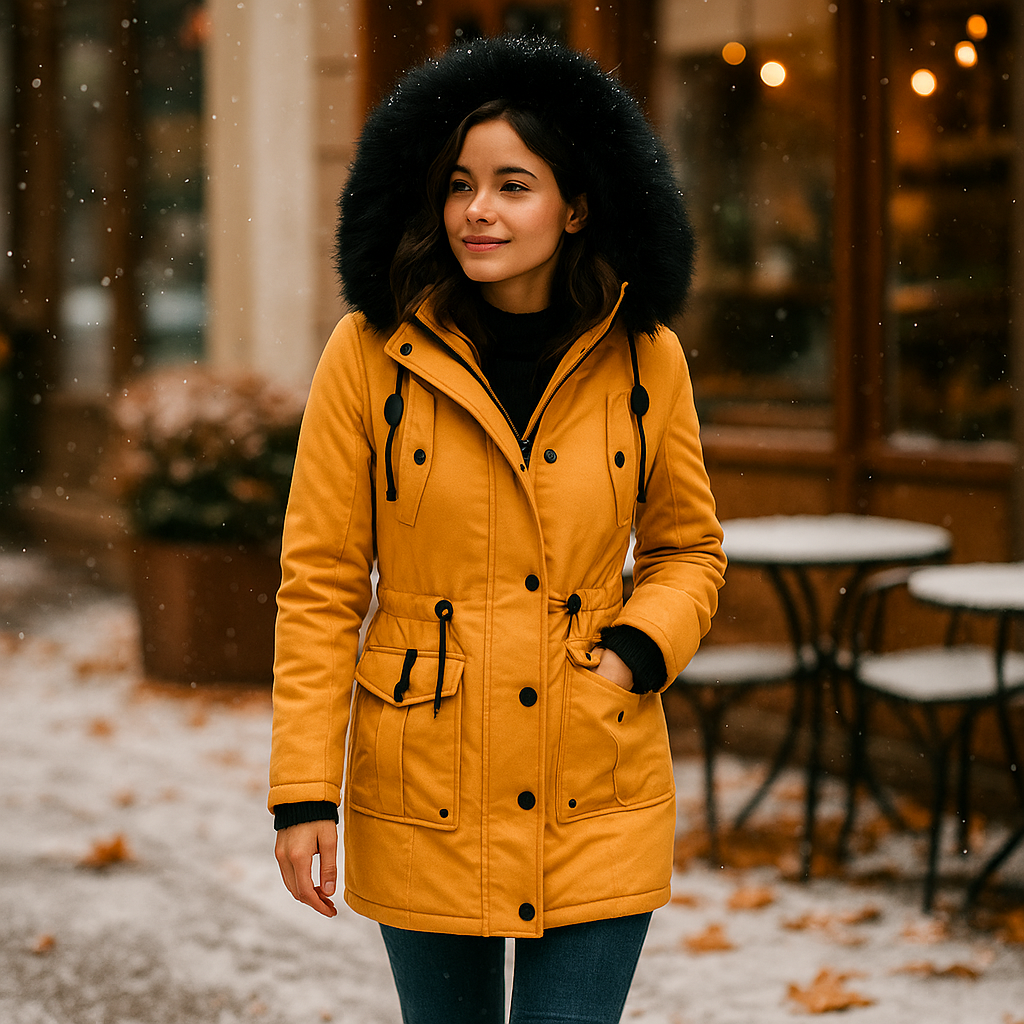 Vivano – Wodoodporna Zimowa Kurtka z Kapturem dla Kobiet