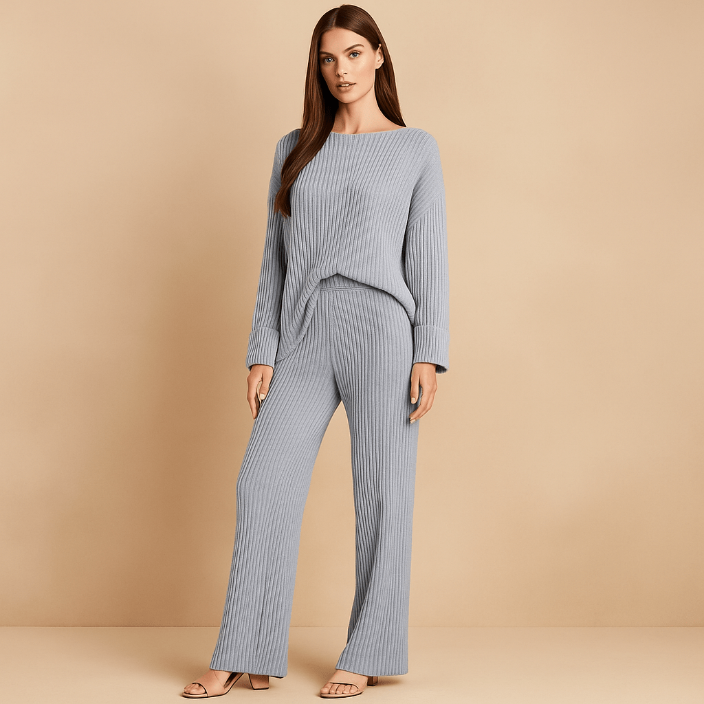 Casual zestaw z swetrem - Komfort i styl - vivano - warszawa