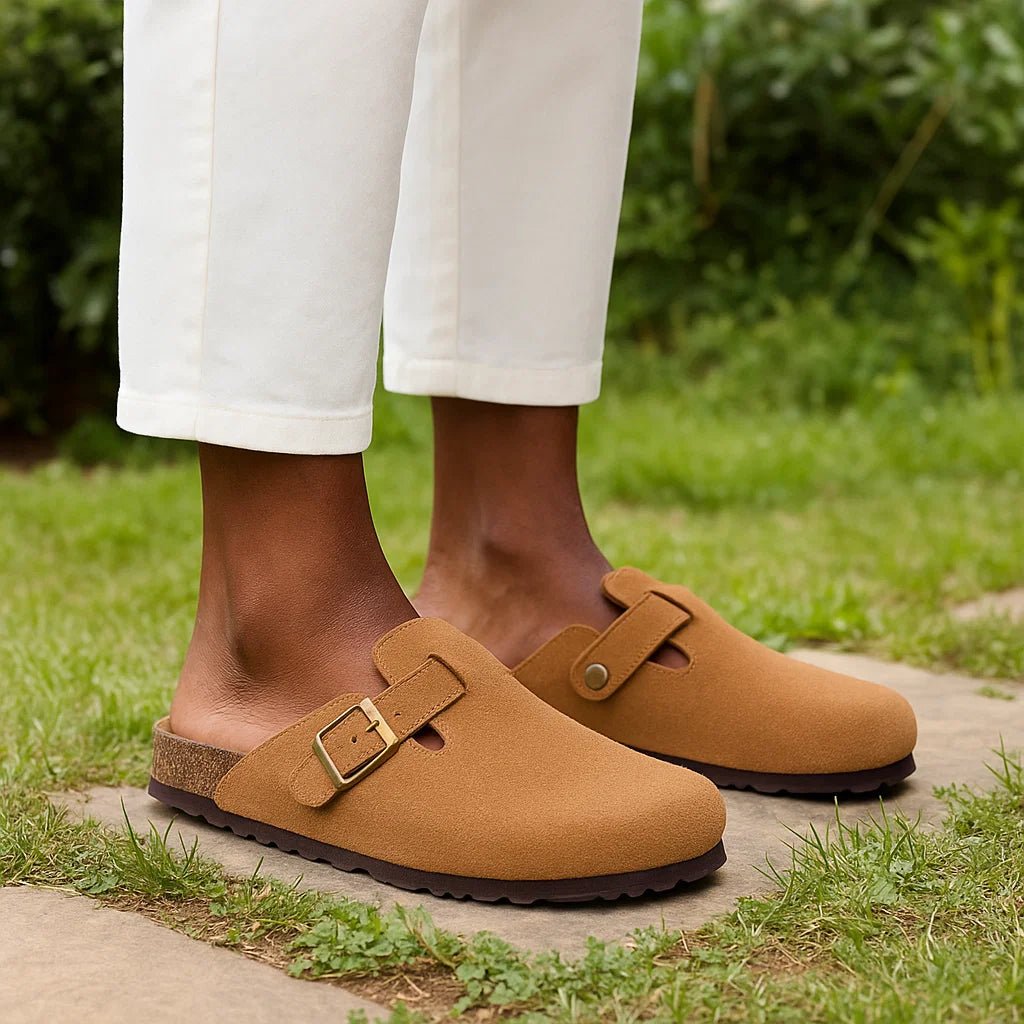 Chodaki Leana Damskie – Zamszowe i Anatomicznie Wygodne - vivano - warszawa