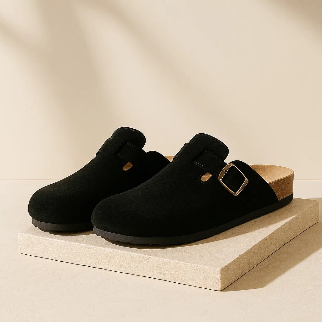 Chodaki Leana Damskie – Zamszowe i Anatomicznie Wygodne - vivano - warszawa