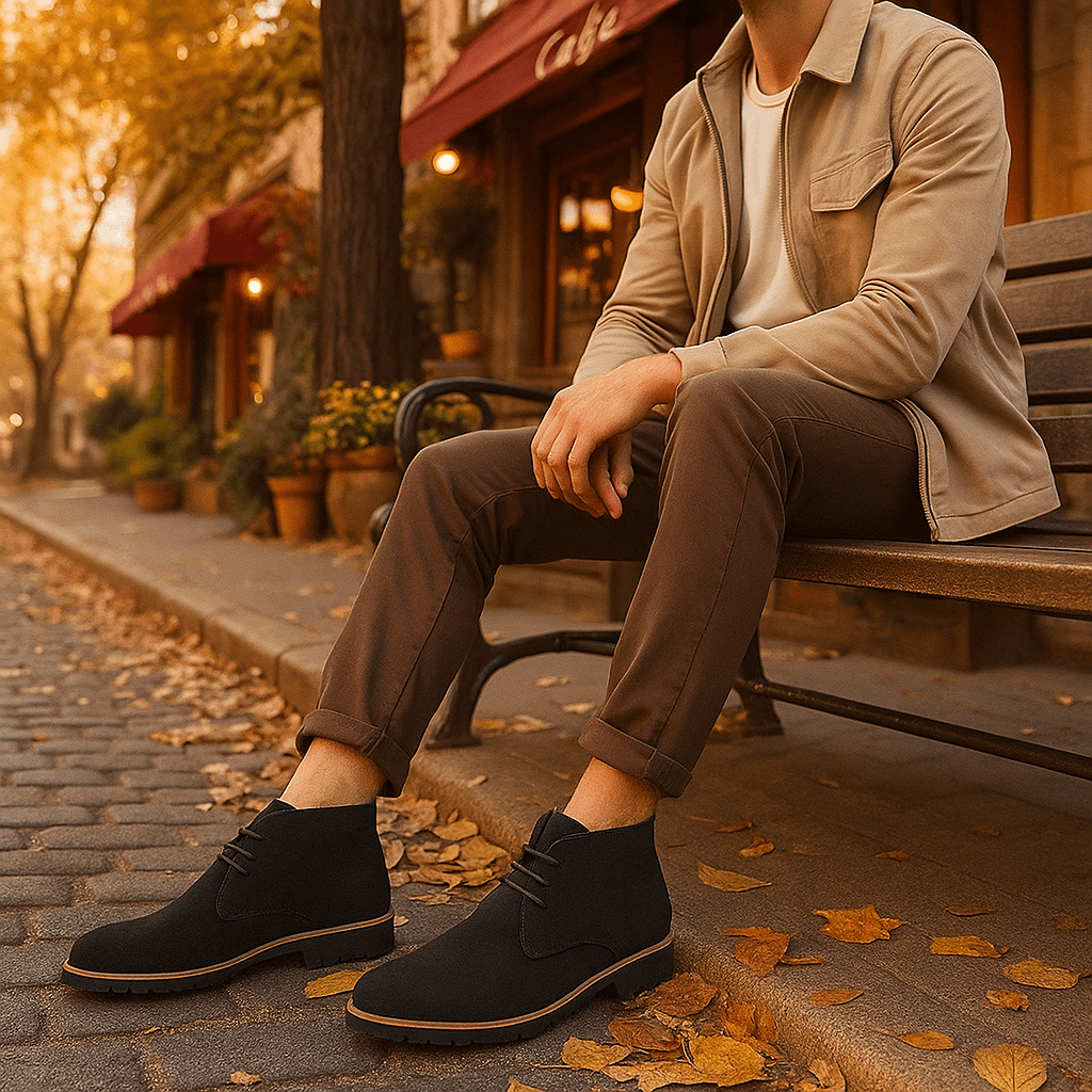 Chris – Męskie Casual Botki na Co Dzień