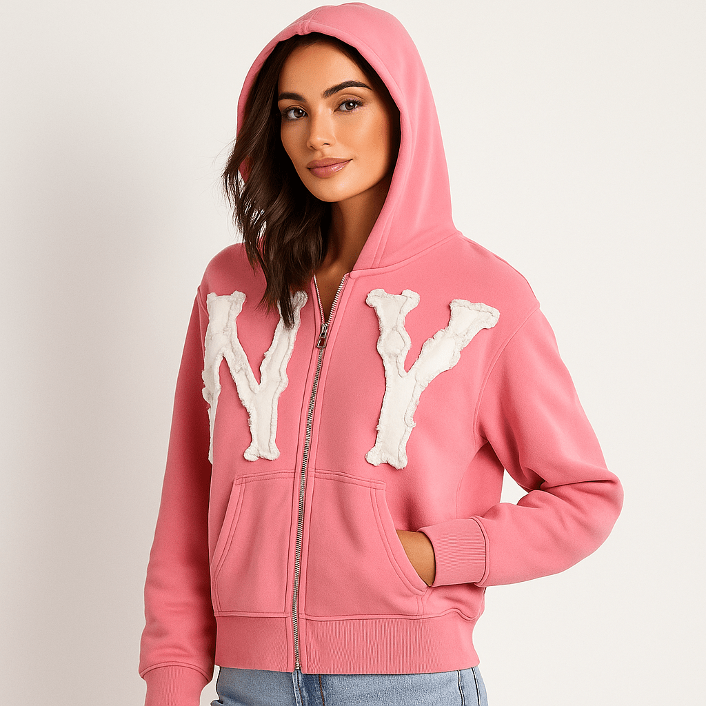 Codzienny kardigan - Bawełna - Zamek błyskawiczny - Komfort i Styl - vivano - warszawa