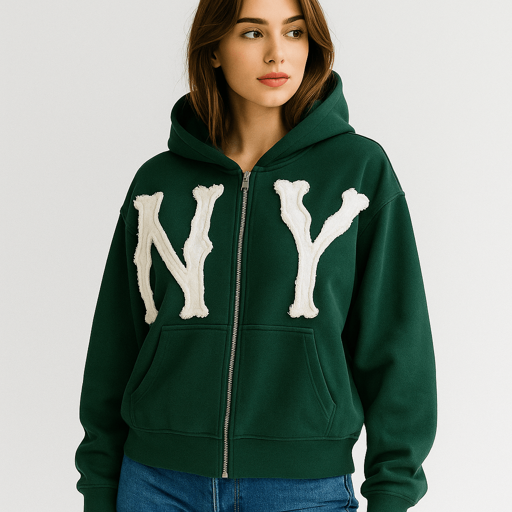 Codzienny kardigan - Bawełna - Zamek błyskawiczny - Komfort i Styl - vivano - warszawa