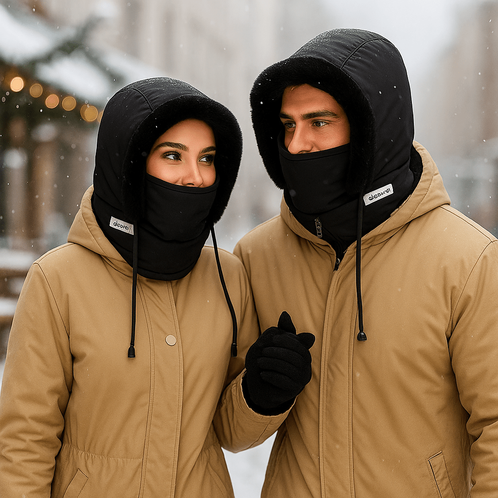 Czapka Termo Podwójna z Całkowitą Ochroną