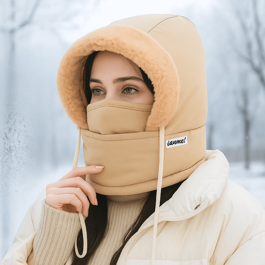 Czapka Termo Podwójna z Całkowitą Ochroną