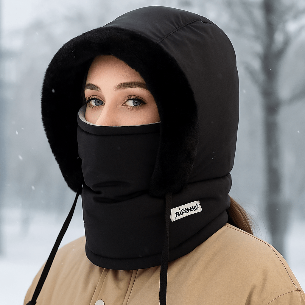 Czapka Termo Podwójna z Całkowitą Ochroną