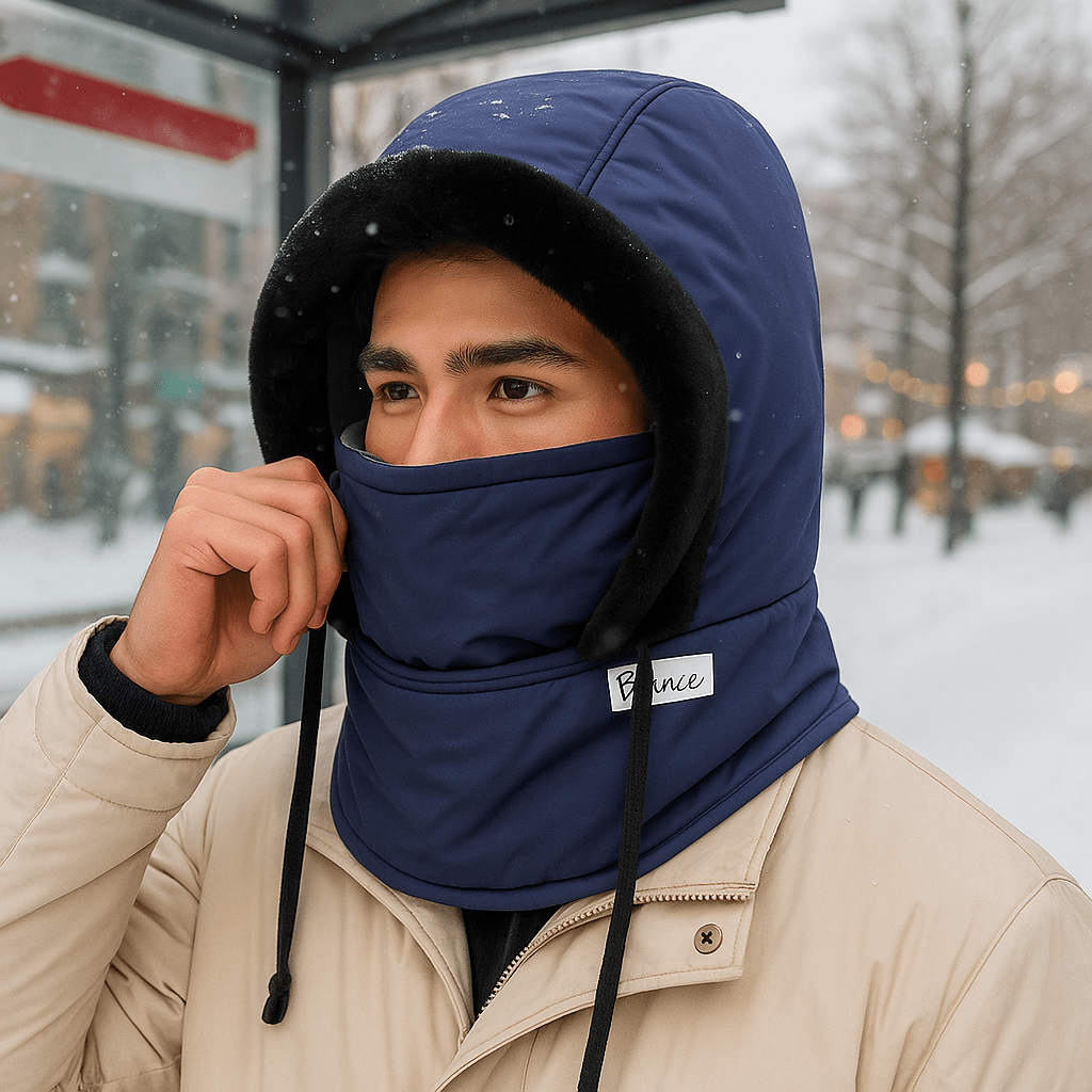 Czapka Termo Podwójna z Całkowitą Ochroną