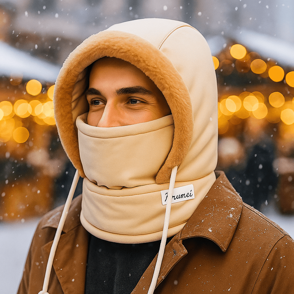 Czapka Termo Podwójna z Całkowitą Ochroną