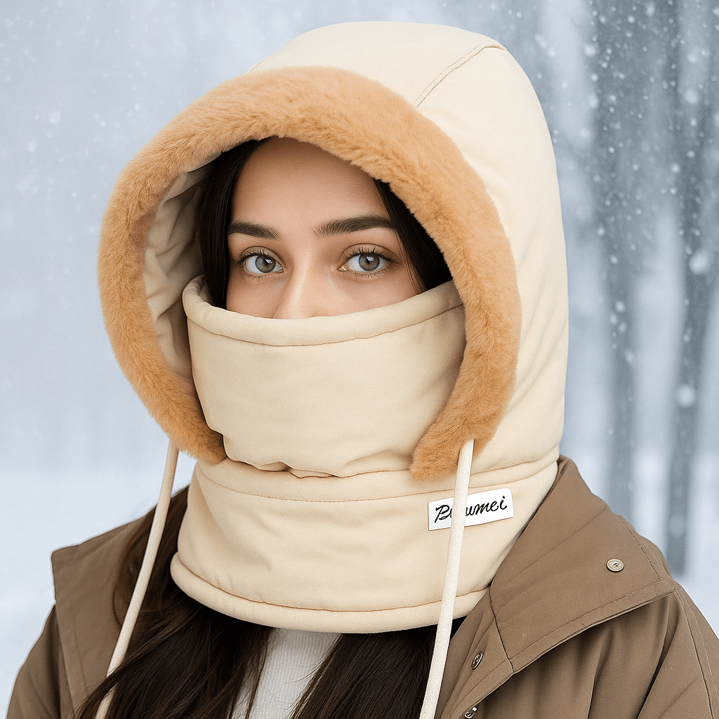 Czapka Termo Podwójna z Całkowitą Ochroną