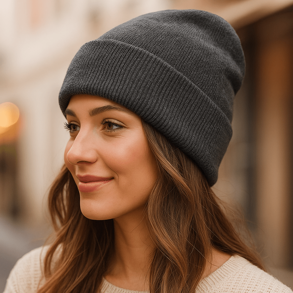Czapka zimowa Noor z satynową podszewką – Antystatyczna na włosy