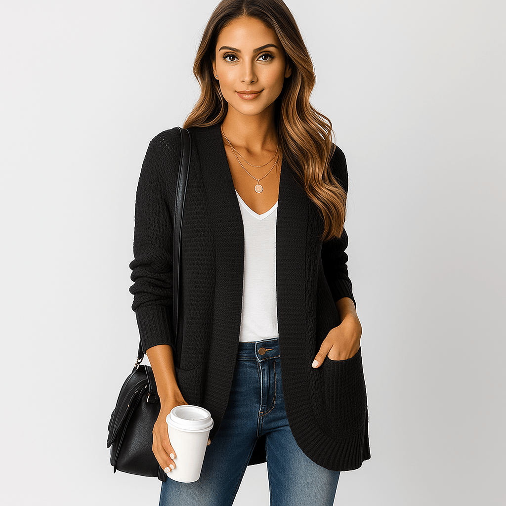 Damski kardigan Stilla - Komfortowy - Stylowy - Uniwersalny - Idealny na każdą okazję - vivano - warszawa