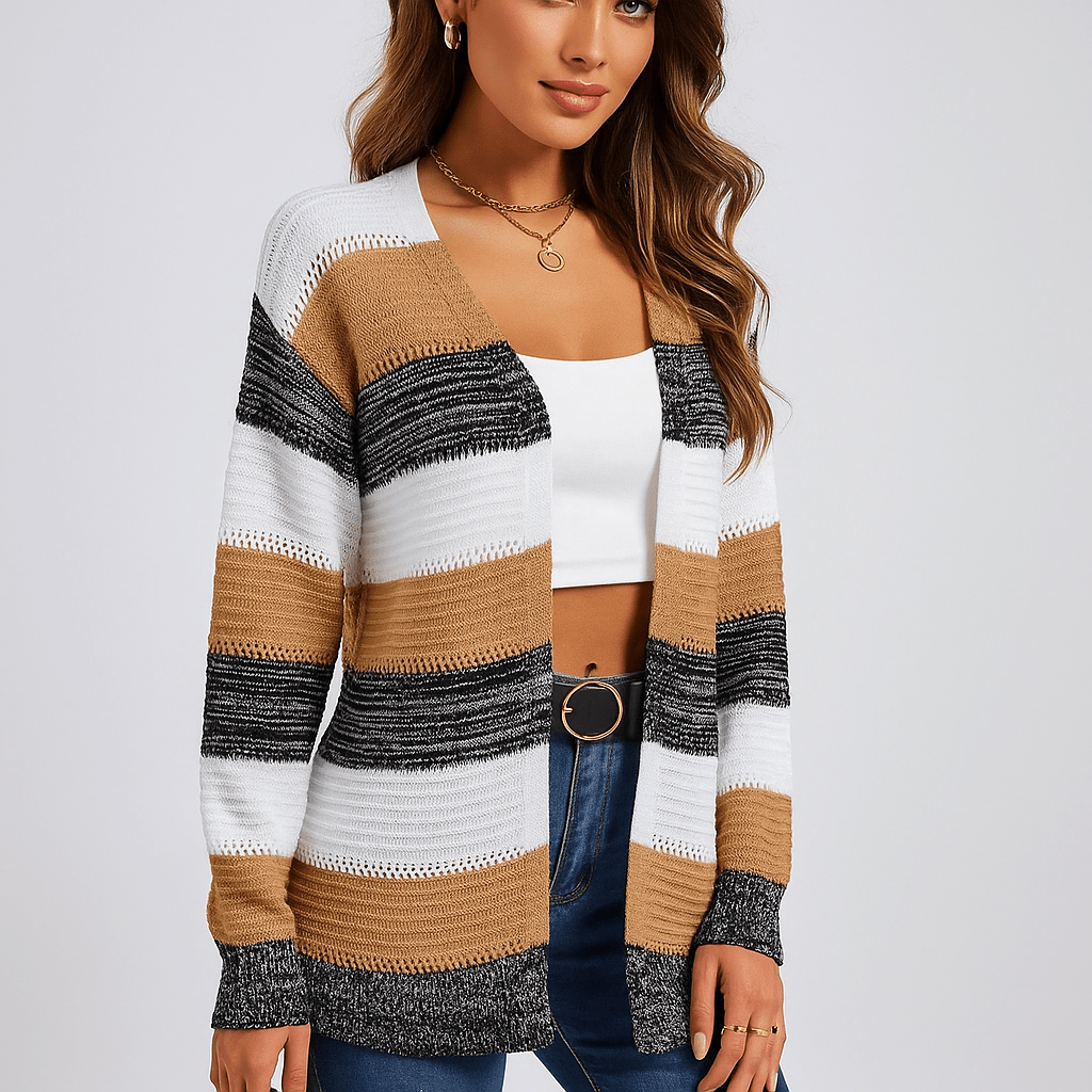 Damski Kardigan - Stylowy Design - Wygodny Komfort - vivano - warszawa