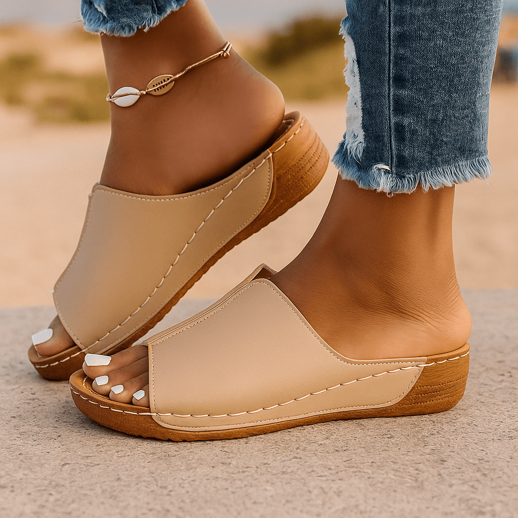 Damskie ortopedyczne sandały na lato - vivano - warszawa