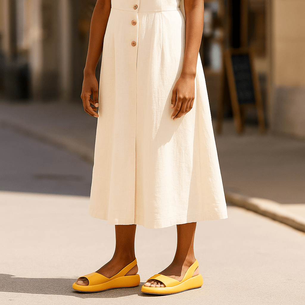 Damskie Ortopedyczne Sandały z Zakrytą Piętą - vivano - warszawa