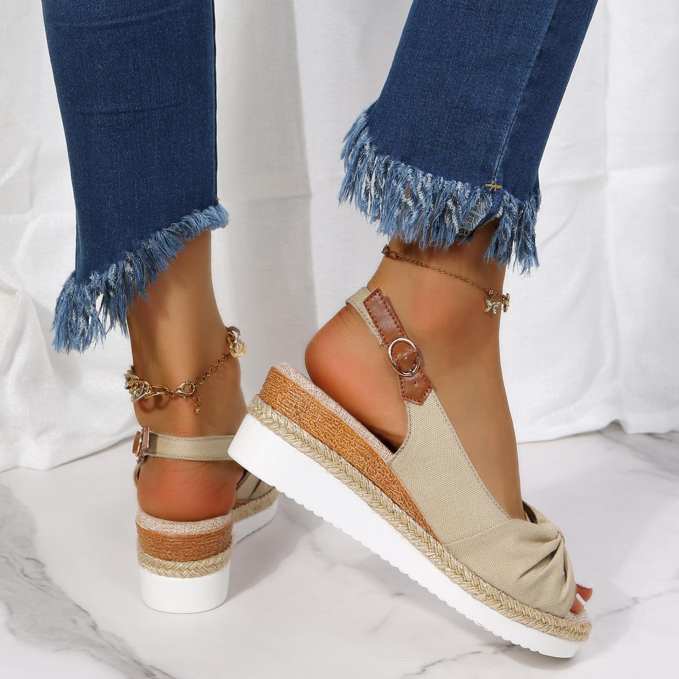 Damskie Sandały na Koturnie 2025 - ComfiLift Lato - vivano - warszawa