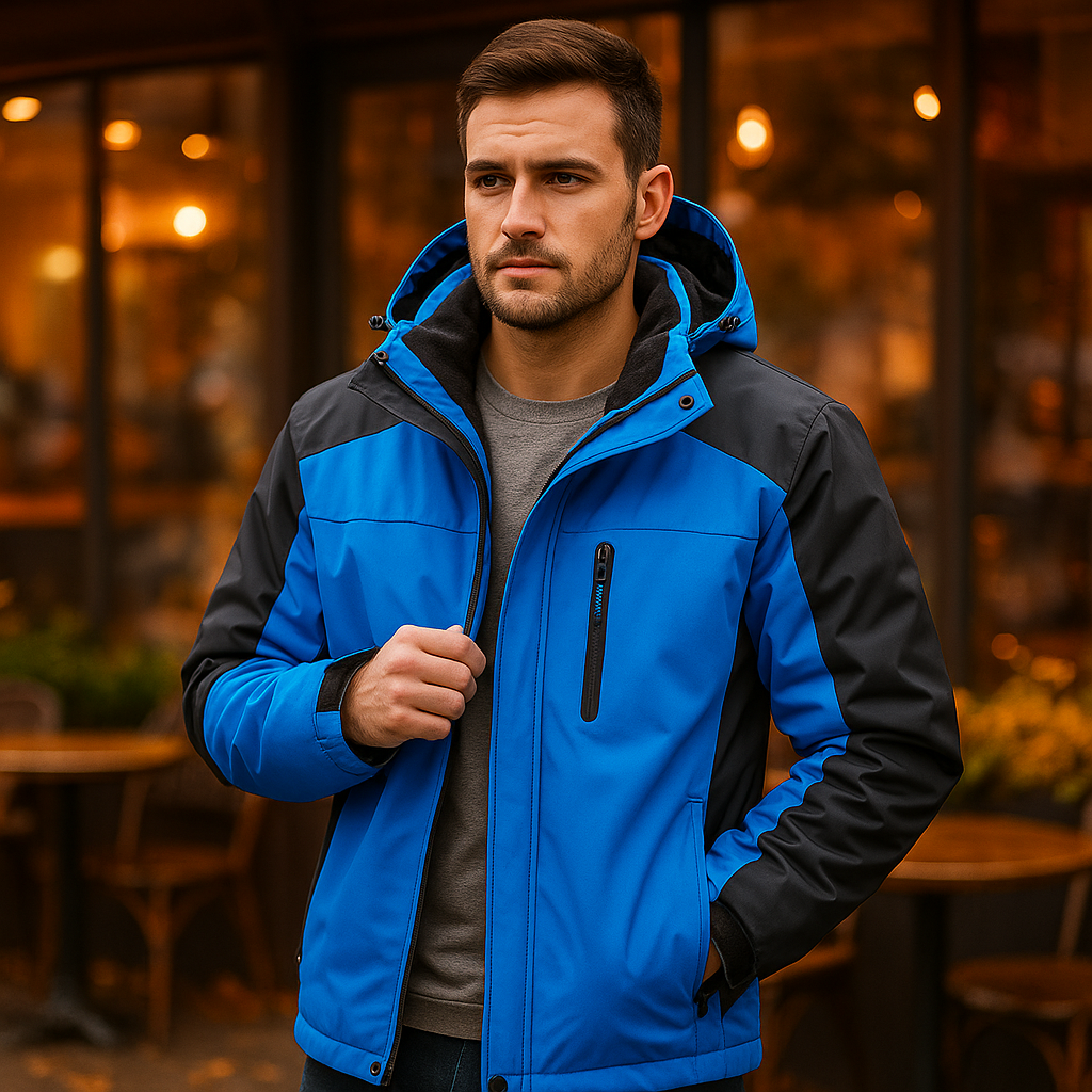 Vivano Wiatroszczelna Kurtka Outdoorowa dla Mężczyzn