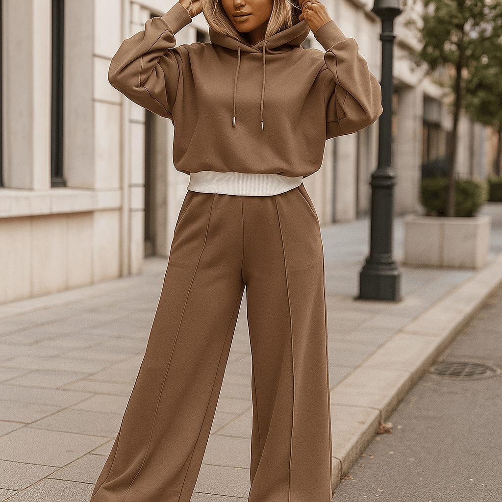 Dina - Stylowy dwu-elementowy komplet dresowy - Damski